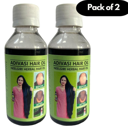 Adivasi Brahmi Herbal Hair oil 250ml (Basically Made By Pure Adivasi Ayurvedic Herbs) 100% Natural